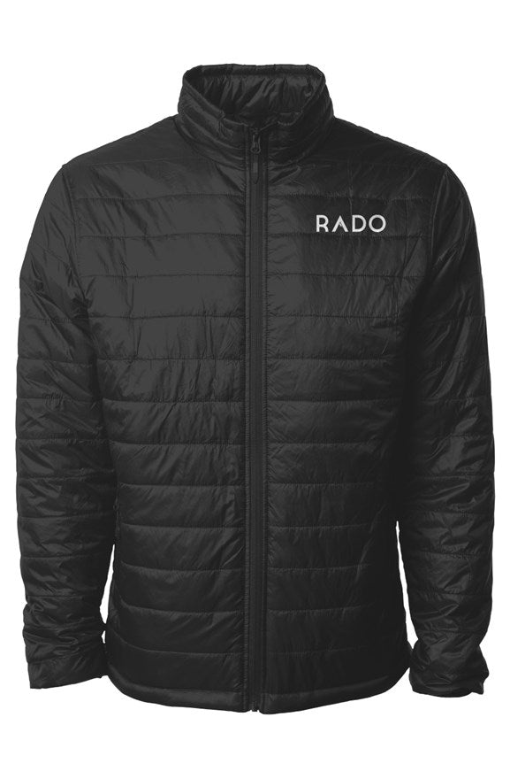 Mens Embroidered Puffer Jacket